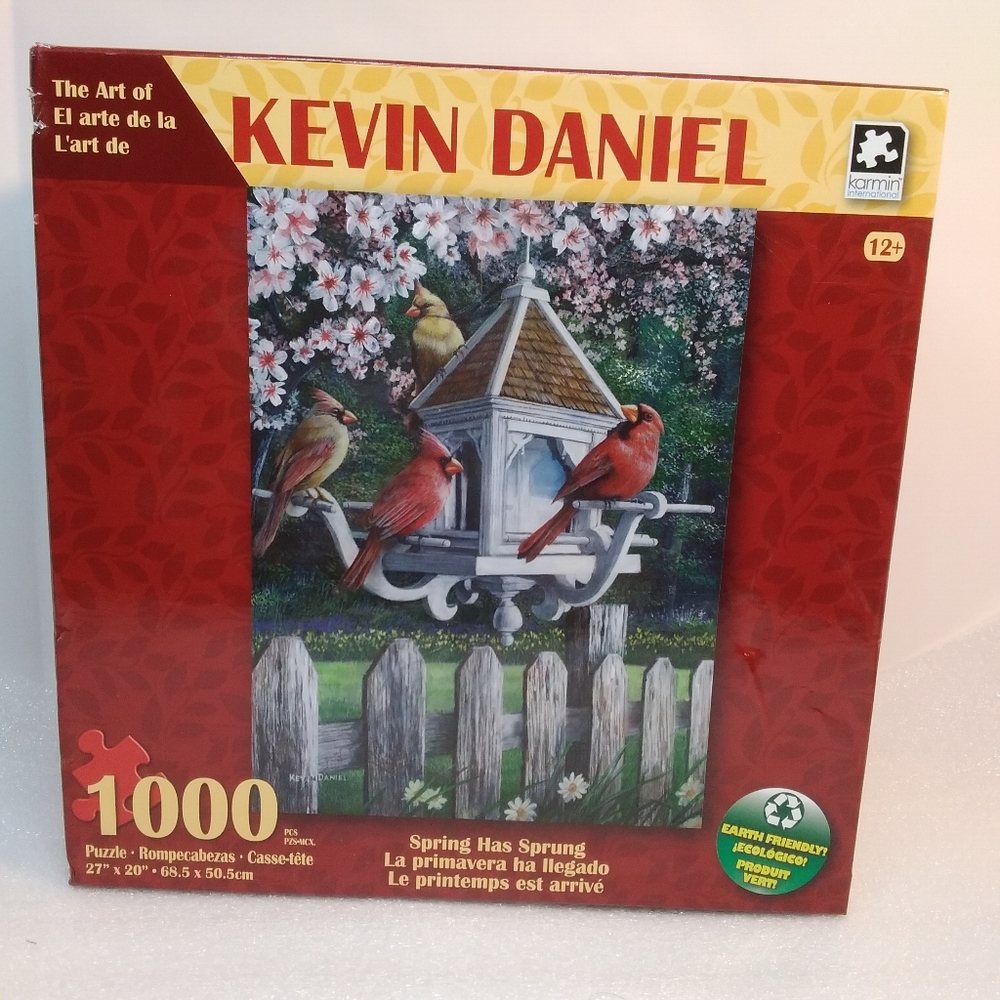 Kevin Daniel Spring Has Sprung PUZZLE 1000 Pieces, 27"x20" Karmin International